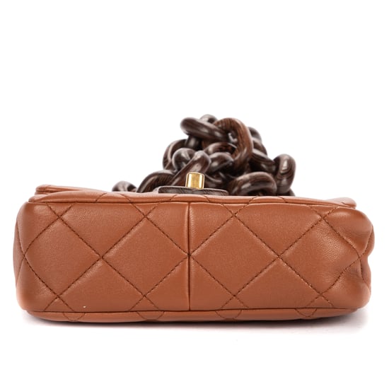 2023 Mini Wenge Wood Flap Bag Mini schoudertas - Image 6