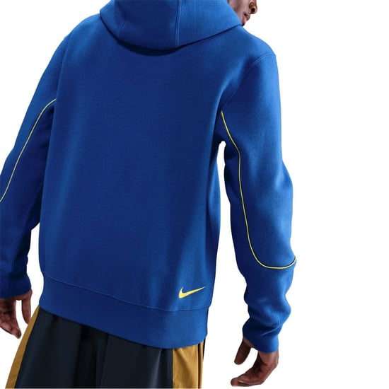 Men's Nike T90 Hooded Neck Long Sleeve Sweatshirt in Game Royal - Image 2