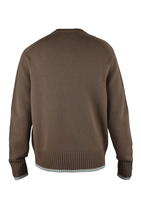 Dior CD Atelier Knit Sweater Brown - Image 3