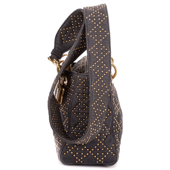 Medium Studded Lady Dior Flap Medium Shoulder Bag - Image 3