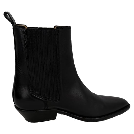 Isabel Marant Delena Ankle Boots in Black Leather - Image 1