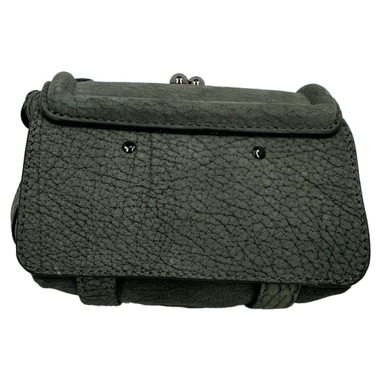 Alexander Mcqueen Chain Flap Shoulder Bag in Grey Leather - Image 4