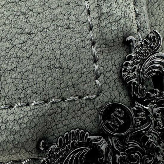 Alexander Mcqueen Chain Flap Shoulder Bag in Grey Leather - Image 6