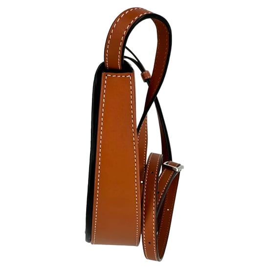 Loewe Heel Small Pouch in Brown Leather - Image 3