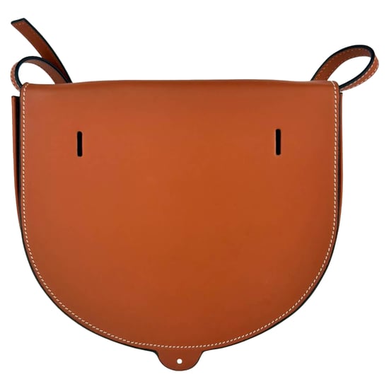 Loewe Heel Small Pouch in Brown Leather - Image 4