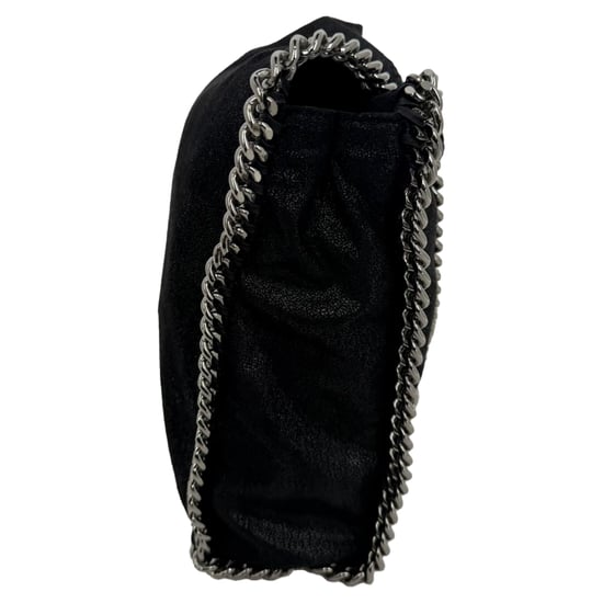 Stella Mccartney Small Falabella Tote Bag in Black Shaggy Deer - Image 5
