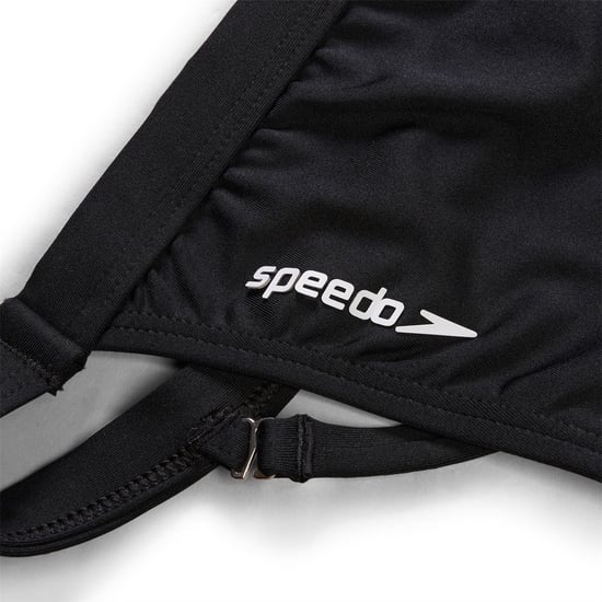 Women's Speedo Nck Bikini T in Anthracite - Image 3