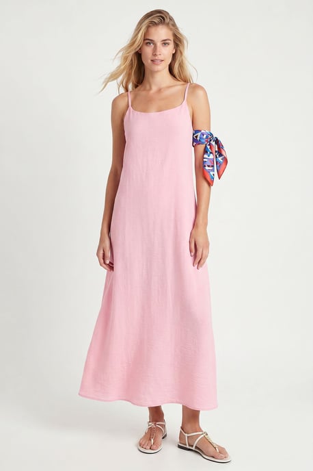 Katoenen Poplin Midi Slipdress - Image 2