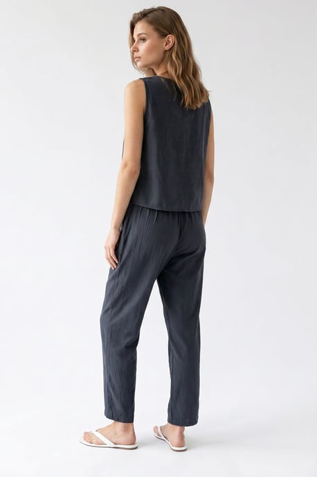 Mouwloze Crepe Jumpsuit - Image 5