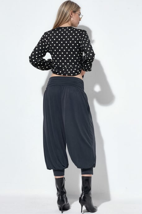 Dames Modal Polyester Capri Salwar Broek - Image 3