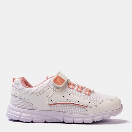 Girls Firetrap Trainers Child in White/Pink - Image 1
