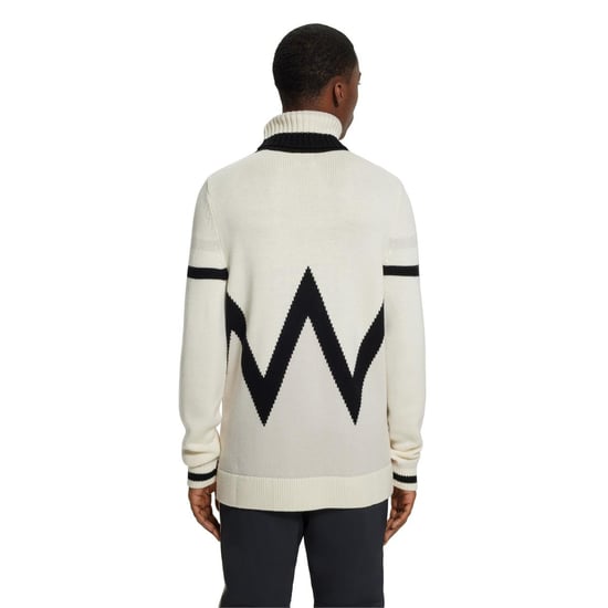 Men's Boss Turtle Neck Long Sleeve Sweater in Light Beige - Image 3