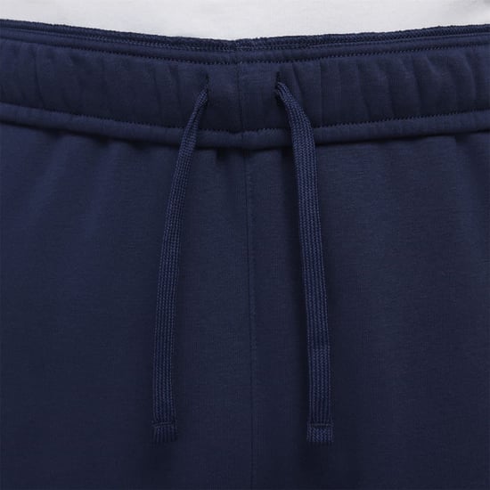 Men's Nike NSW SW AIR CARGO PANT FLC BB in Navy/Volt - Image 3
