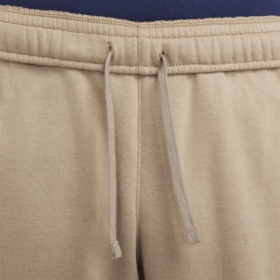 Men's Nike Sportswear Club Fleece Jogging Pants in Khaki/White - Image 3