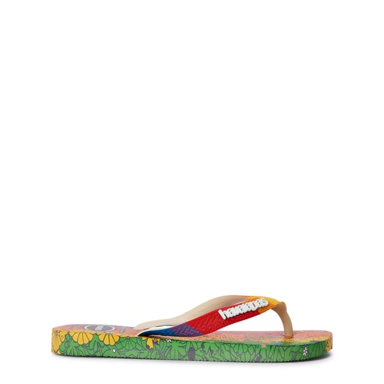 Boys Havaianas Hav. Top Pride Premium Beige 35 36 Flip Flops Unisex Kids in Dark Black - Image 1