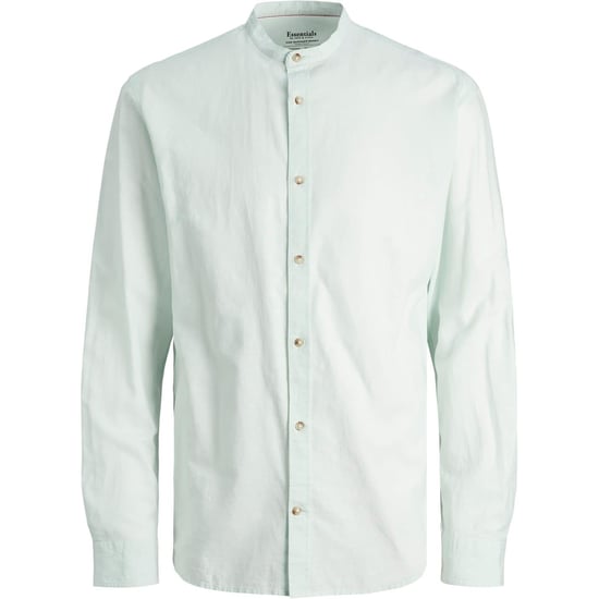 Men's Jack and Jones Regular Fit Long Sleeve Shirt in Soothing Sea - Image 5