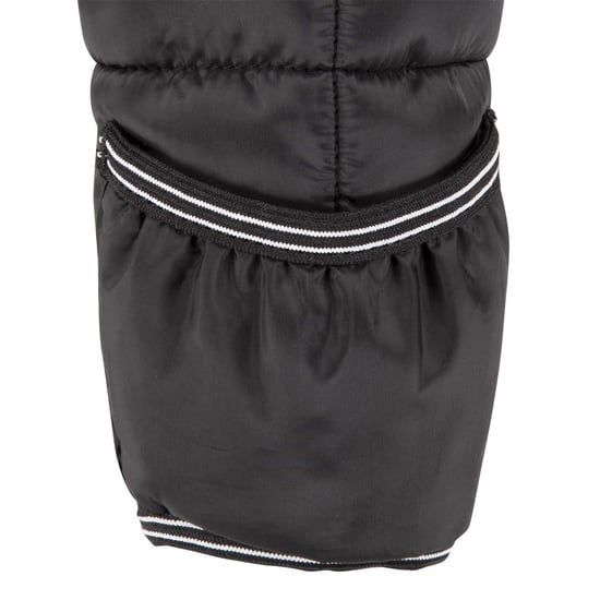 Boys Nike Hooded Neck Plaid Patterned Long Sleeve Snowsuit in Black - Image 4