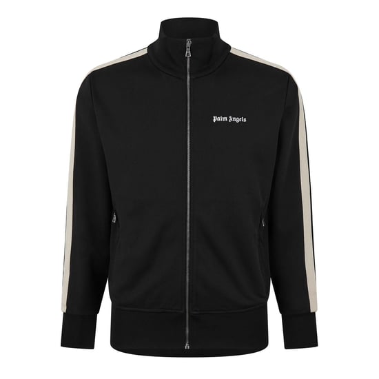 Men's Palm Angels Classic Tracksuit Jacket in Black - Image 1