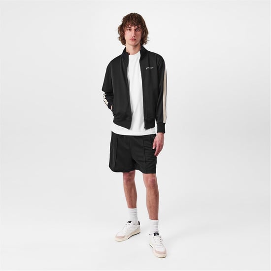 Men's Palm Angels Classic Tracksuit Jacket in Black - Image 5