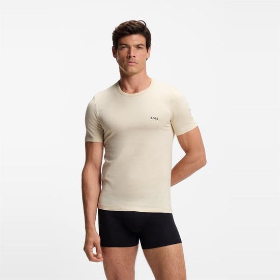 Men's Boss Regular Fit Crew Neck T-Shirt 3 Pack in .Open Misc - Image 4