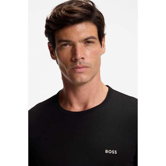 Men's Boss Regular Fit Crew Neck T-Shirt 3 Pack in .Open Misc - Image 5