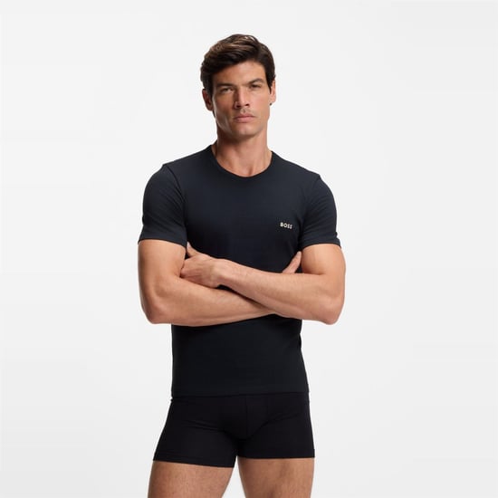 Men's Boss Regular Fit Crew Neck T-Shirt 3 Pack in .Open Misc - Image 6