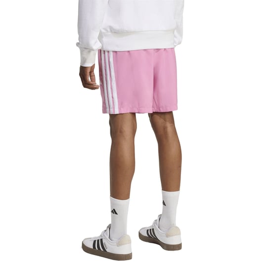 Men's adidas Essentials 3 Stripes Shorts in Tropic Bloom - Image 3
