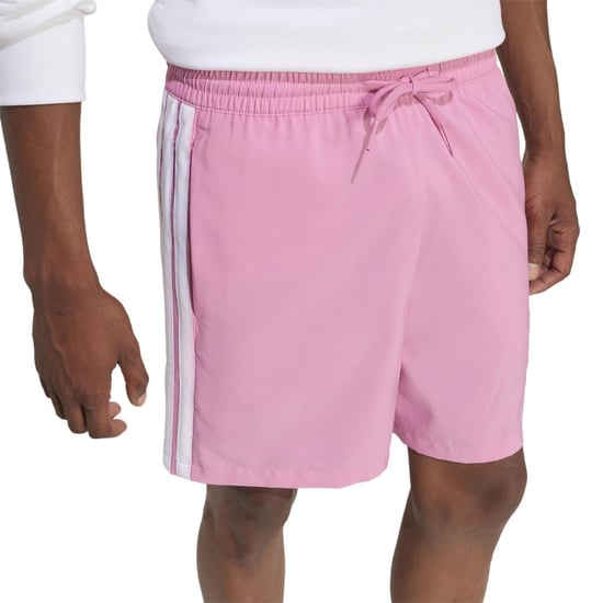 Men's adidas Essentials 3 Stripes Shorts in Tropic Bloom - Image 5
