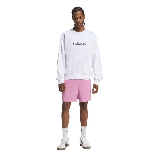 Men's adidas Essentials 3 Stripes Shorts in Tropic Bloom - Image 6