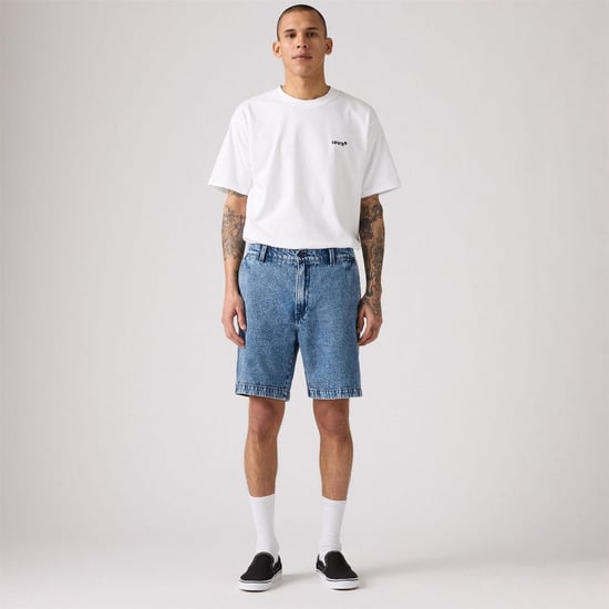 Women's Levis Wellthread 80s Mom Shorts in Quarter Past - Image 3
