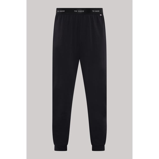 Men's Ted Baker Solid Patterned Short Sleeve Pyjama Set in Black - Image 3