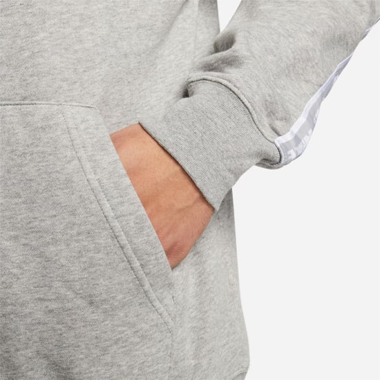 Men's Nike Hooded Long Sleeve Full Track Suit in Dk Grey/White - Image 5