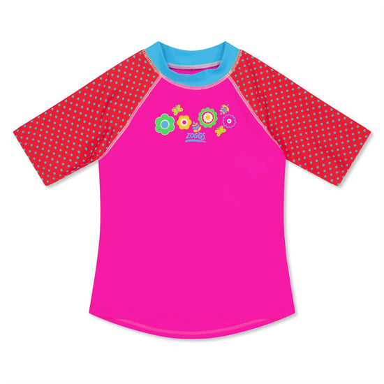 Girls Zoggs Short Sleeve Juniors in Blue - Image 1