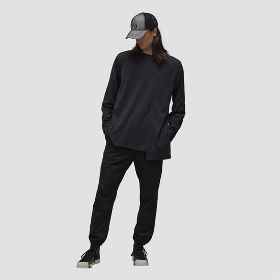 Men's Y-3 French Terry Track Pants in Black - Image 4
