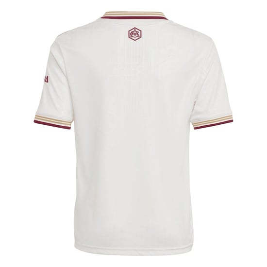 Boys adidas Arsenal Third Shirt 2025 2026 Juniors in White/Red - Image 3