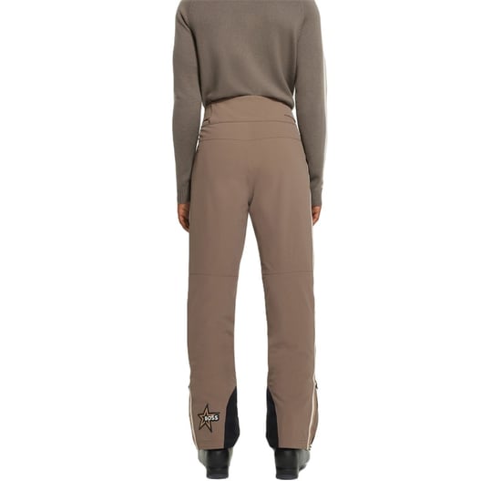 Men's Boss Solid Patterned Straight Salopette in Beige - Image 2