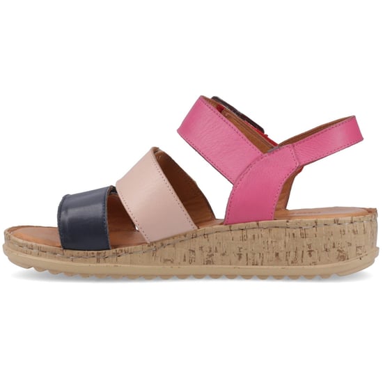 Hush Puppies Eliana Leren Dames Fuchsia Sandalen - Image 4