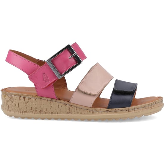Hush Puppies Eliana Leren Dames Fuchsia Sandalen - Image 5