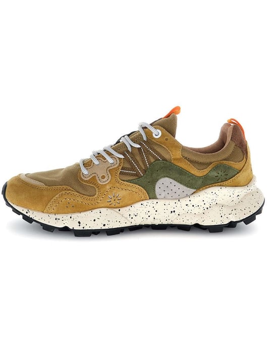 Flower Mountain Yamano 3 Men's Khaki/Green Trainers - Image 2