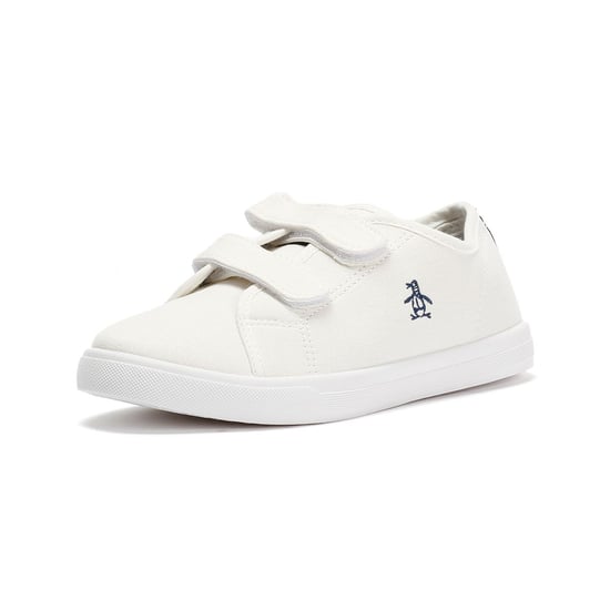 Penguin Junior Sparton Hook and loop Textiel Witte Sneakers - Image 3