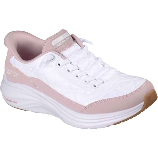 Skechers Contour Foam Cozy Fit Textiel Dames Lavendel Sneakers - Image 1
