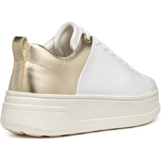 Geox D SPHERICA ECUB-2 Dames Wit/Lichtgouden Sneakers - Image 2