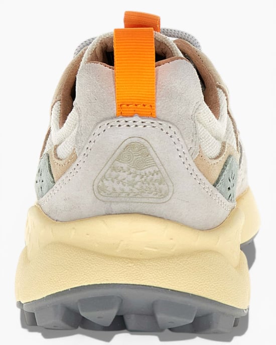 Flower Mountain Yamano 3 Off White/Green Trainers - Image 6