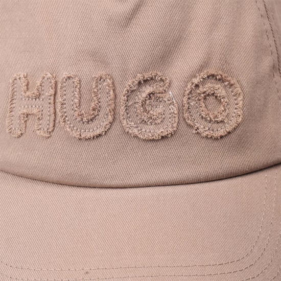 Accessories Hugo FR Cap with Raw Edge Logo in Beige - Image 5