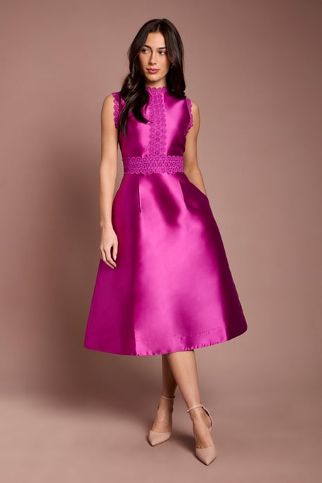 Twill Lace Dress - Image 1