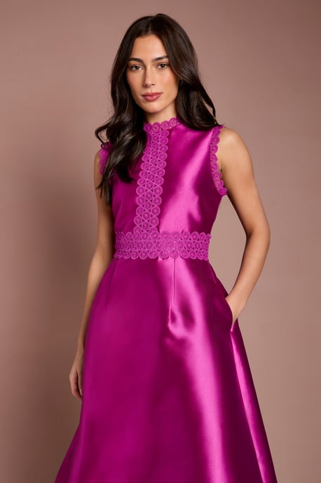Twill Lace Dress - Image 2