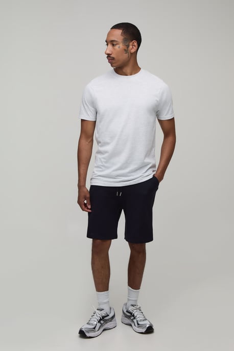 Relaxed Open Stitch Striped Knitted Short - Image 4