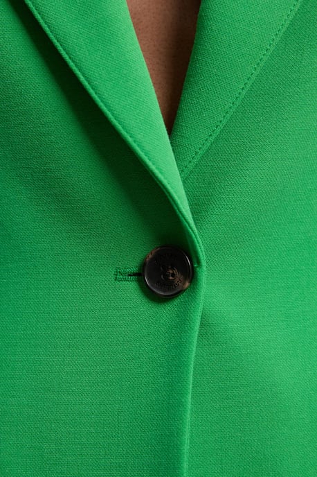 Petite Compact Stretch Single Breasted Tailored Blazer - Image 3