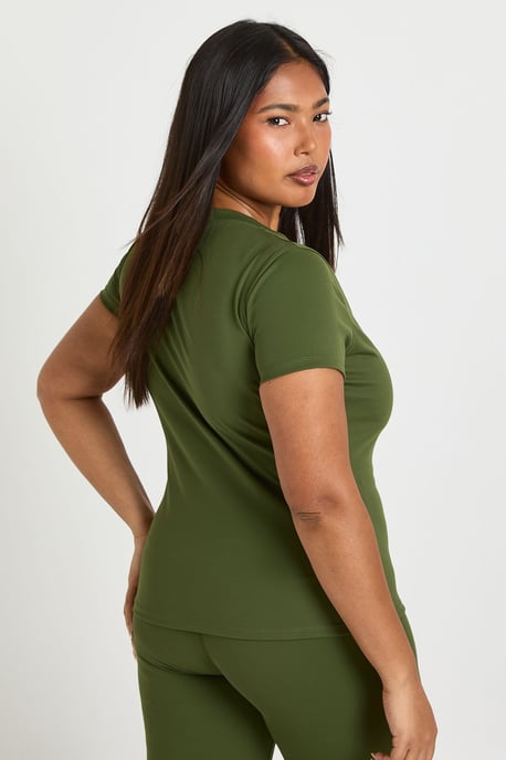 Plus Supersoft Peached Sculpt Top - Image 2
