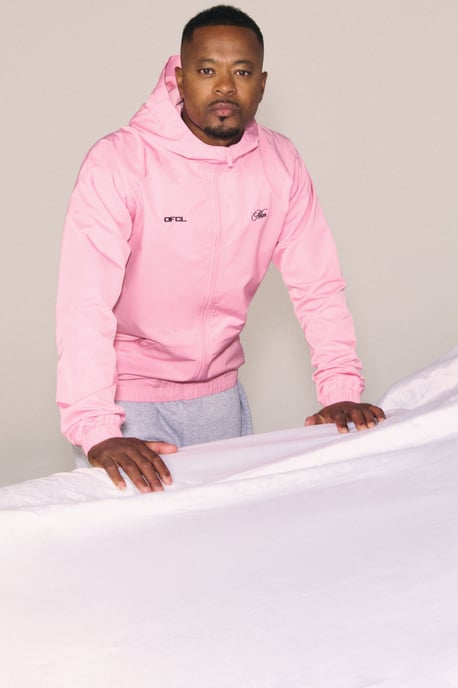 Regular Fit Man Branded Cagoule - Image 1
